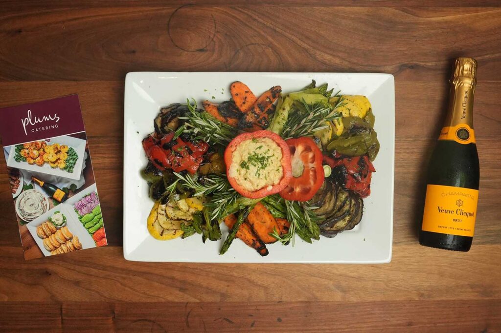 roasted veggies & hummus